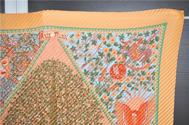 Authentic HERMES Pleats Scarf 