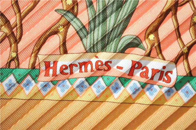 Authentic HERMES Pleats Scarf 