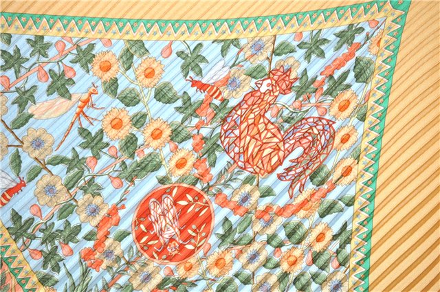 Authentic HERMES Pleats Scarf 