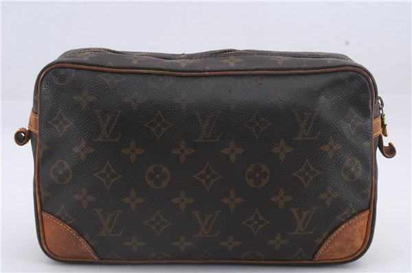 Authentic Louis Vuitton Monogram Compiegne 28 Clutch Hand Bag M51845 LV 8904D