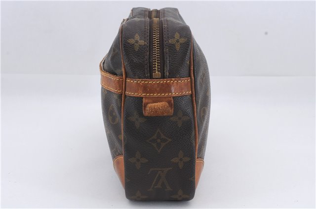 Authentic Louis Vuitton Monogram Compiegne 28 Clutch Hand Bag M51845 LV 8904D