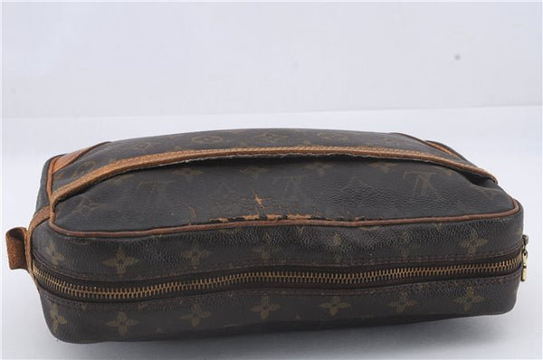 Authentic Louis Vuitton Monogram Compiegne 28 Clutch Hand Bag M51845 LV 8904D