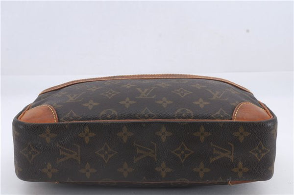 Authentic Louis Vuitton Monogram Compiegne 28 Clutch Hand Bag M51845 LV 8904D