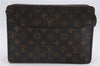 Authentic Louis Vuitton Monogram Pochette Homme Clutch Hand Bag M51795 LV 8905D
