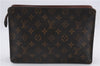 Authentic Louis Vuitton Monogram Pochette Homme Clutch Hand Bag M51795 LV 8905D