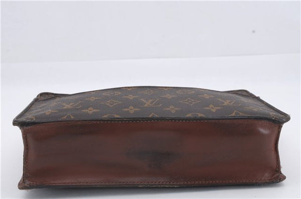 Authentic Louis Vuitton Monogram Pochette Homme Clutch Hand Bag M51795 LV 8905D