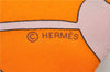 Authentic HERMES Twilly Scarf "Caleche Mors et Bouteilles" Silk Pink 8905F