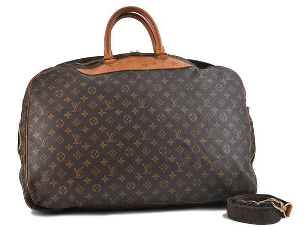 Authentic Louis Vuitton Monogram Alize 2 Poches 2 Way Travel Bag M41392 LV 8906C