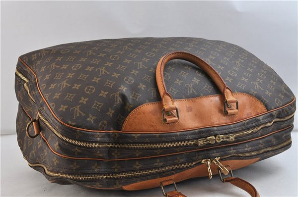 Authentic Louis Vuitton Monogram Alize 2 Poches 2 Way Travel Bag M41392 LV 8906C