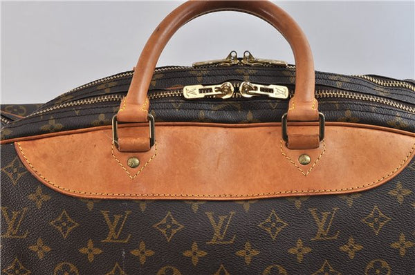 Authentic Louis Vuitton Monogram Alize 2 Poches 2 Way Travel Bag M41392 LV 8906C