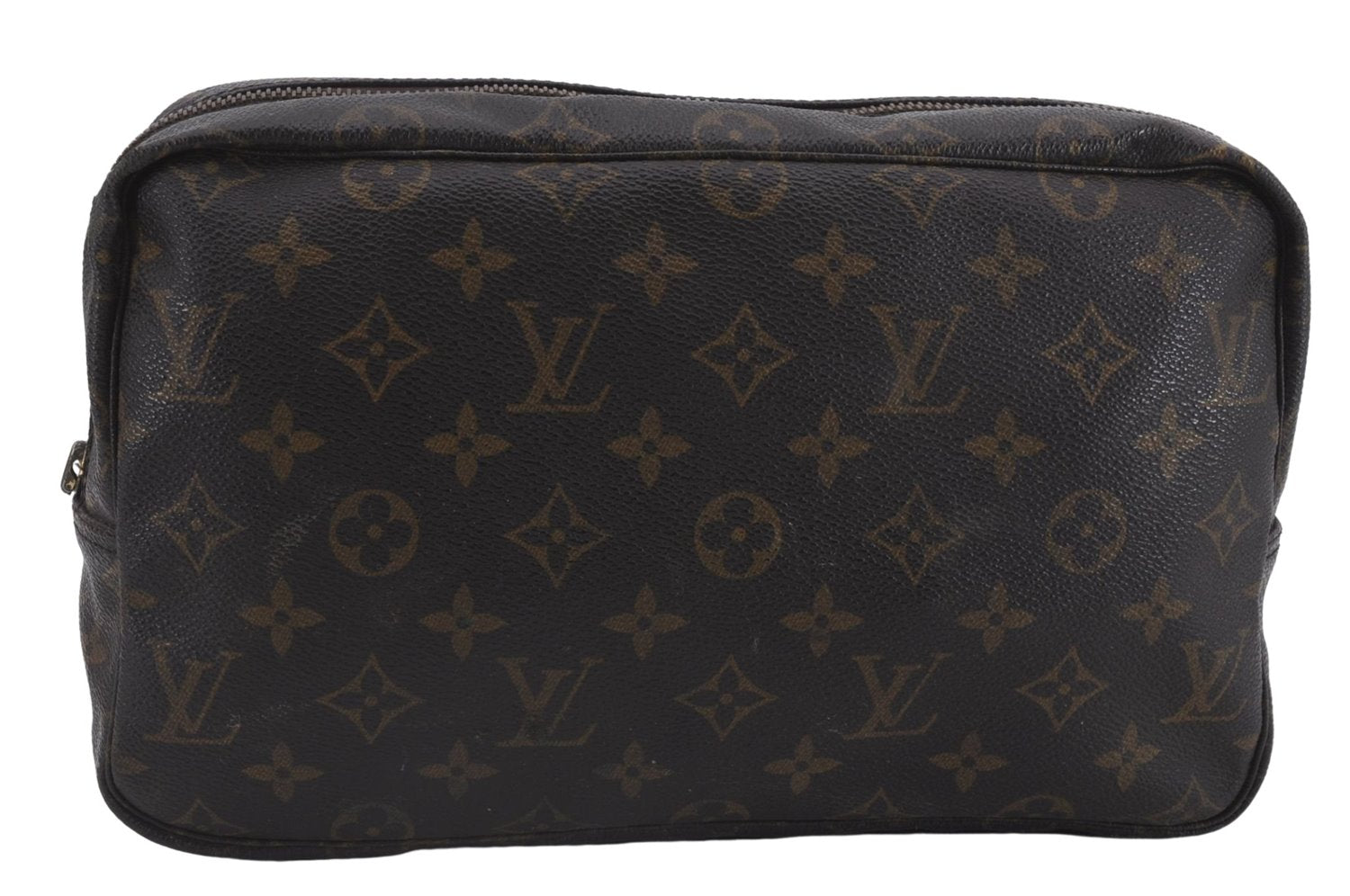 Auth Louis Vuitton Monogram Trousse Toilette 28 Clutch Bag M47522 Junk 8906D