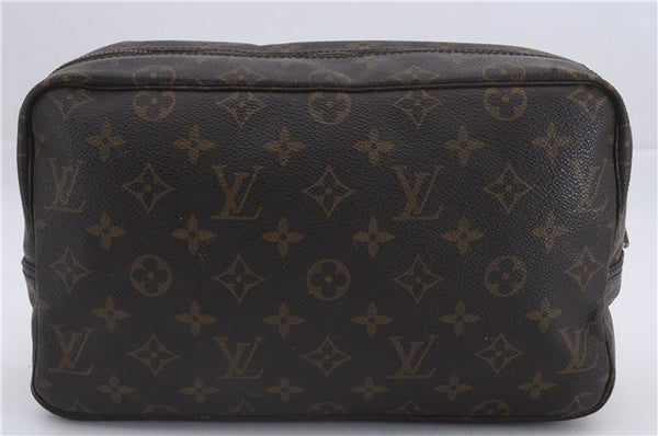 Auth Louis Vuitton Monogram Trousse Toilette 28 Clutch Bag M47522 Junk 8906D
