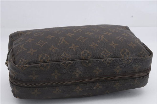 Auth Louis Vuitton Monogram Trousse Toilette 28 Clutch Bag M47522 Junk 8906D
