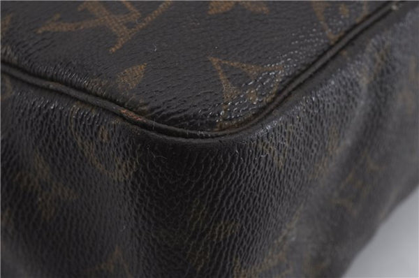 Auth Louis Vuitton Monogram Trousse Toilette 28 Clutch Bag M47522 Junk 8906D