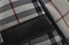 Authentic BURBERRY Nova Check 2Way Travel Boston Bag Nylon Leather Beige 8907D