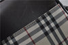 Authentic BURBERRY Nova Check 2Way Travel Boston Bag Nylon Leather Beige 8907D