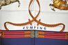 Authentic HERMES Carre 90 Scarf "JUMPING" Silk Navy 8911F