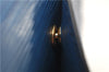 Authentic Louis Vuitton Epi Arts Deco Clutch Bag Blue M52635 LV 8914D