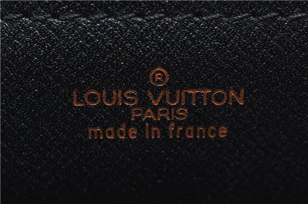 Authentic Louis Vuitton Epi Arts Deco Clutch Bag Blue M52635 LV 8914D