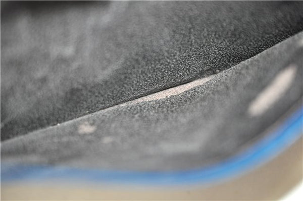 Authentic Louis Vuitton Epi Arts Deco Clutch Bag Blue M52635 LV 8914D