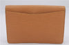 Authentic Louis Vuitton Epi Montaigne 20 Clutch Bag Light Brown LV 8915D