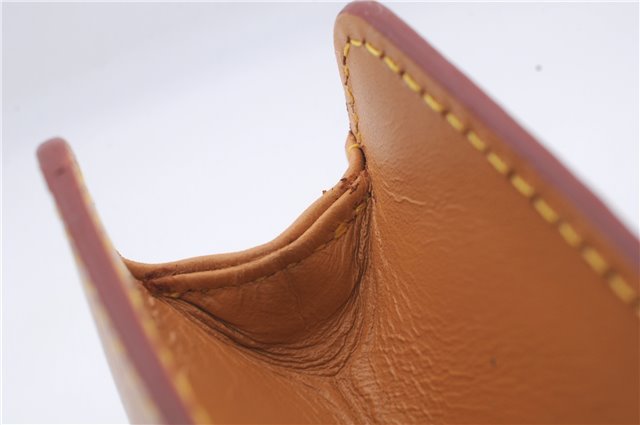 Authentic Louis Vuitton Epi Montaigne 20 Clutch Bag Light Brown LV 8915D