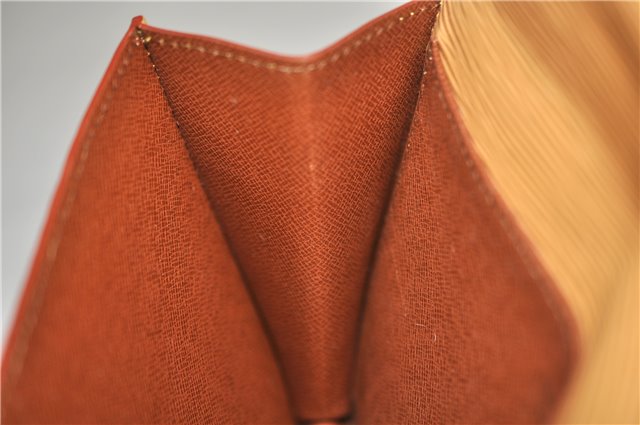 Authentic Louis Vuitton Epi Montaigne 20 Clutch Bag Light Brown LV 8915D