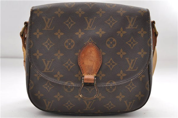 Auth Louis Vuitton Monogram Saint Cloud GM Shoulder Cross Bag M51242 LV 8916D