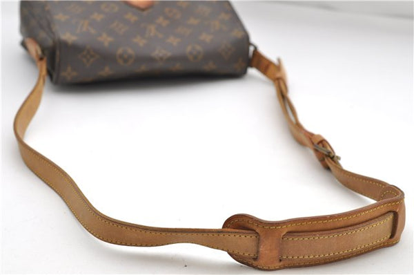 Auth Louis Vuitton Monogram Saint Cloud GM Shoulder Cross Bag M51242 LV 8916D
