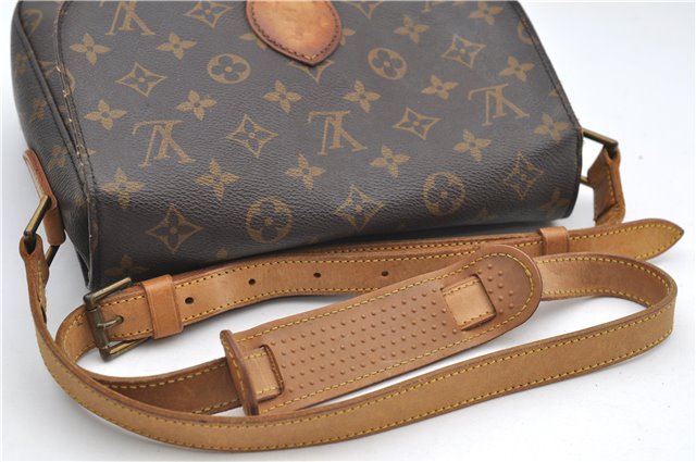Auth Louis Vuitton Monogram Saint Cloud GM Shoulder Cross Bag M51242 LV 8916D