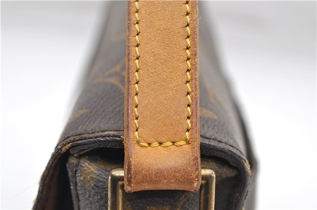 Auth Louis Vuitton Monogram Saint Cloud GM Shoulder Cross Bag M51242 LV 8916D