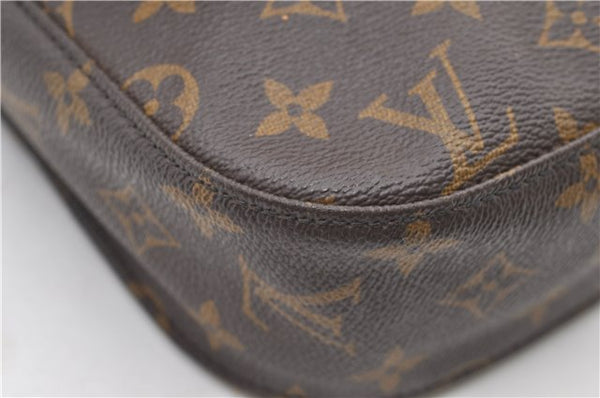 Auth Louis Vuitton Monogram Saint Cloud GM Shoulder Cross Bag M51242 LV 8916D
