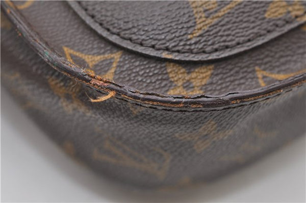 Auth Louis Vuitton Monogram Saint Cloud GM Shoulder Cross Bag M51242 LV 8916D