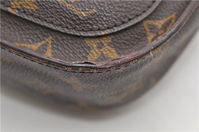 Auth Louis Vuitton Monogram Saint Cloud GM Shoulder Cross Bag M51242 LV 8916D