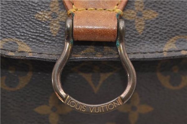 Auth Louis Vuitton Monogram Saint Cloud GM Shoulder Cross Bag M51242 LV 8916D