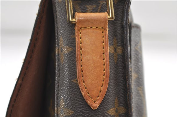 Auth Louis Vuitton Monogram Saint Cloud GM Shoulder Cross Bag M51242 LV 8916D