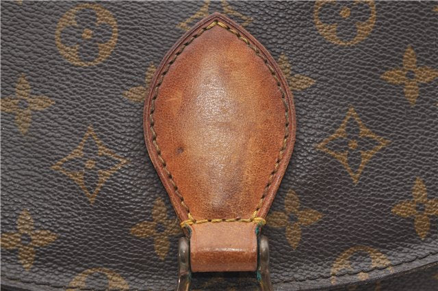 Auth Louis Vuitton Monogram Saint Cloud GM Shoulder Cross Bag M51242 LV 8916D