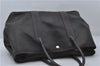 Authentic HERMES Garden Party PM Tote Hand Bag Leather Brown Junk 8920D