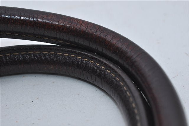 Authentic HERMES Garden Party PM Tote Hand Bag Leather Brown Junk 8920D