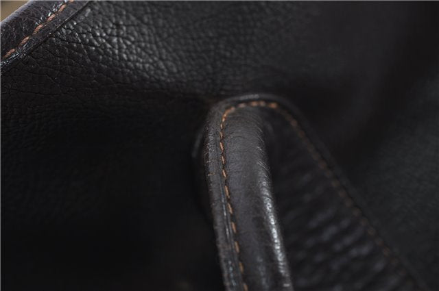 Authentic HERMES Garden Party PM Tote Hand Bag Leather Brown Junk 8920D