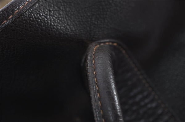 Authentic HERMES Garden Party PM Tote Hand Bag Leather Brown Junk 8920D