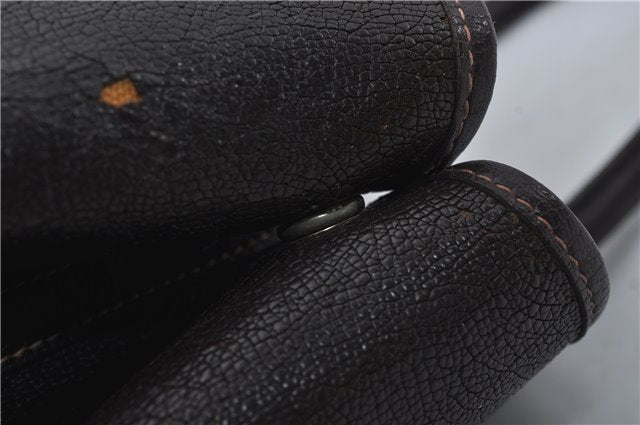 Authentic HERMES Garden Party PM Tote Hand Bag Leather Brown Junk 8920D