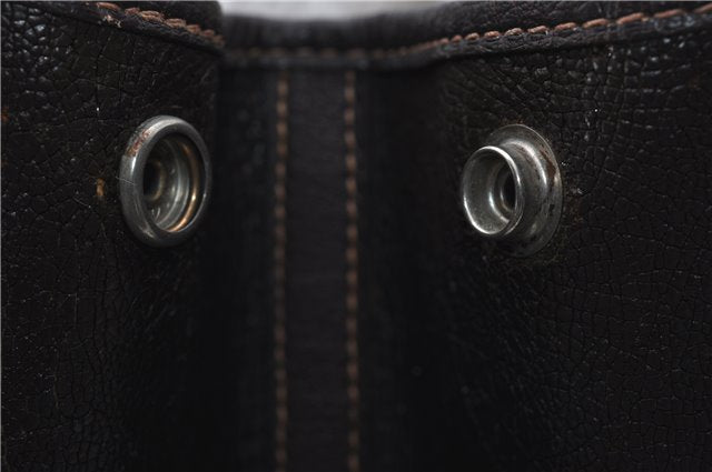 Authentic HERMES Garden Party PM Tote Hand Bag Leather Brown Junk 8920D