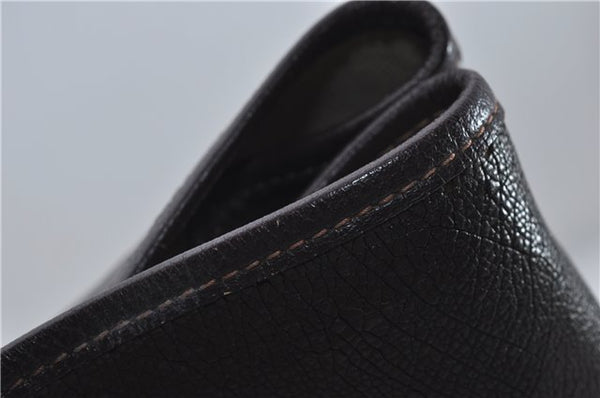 Authentic HERMES Garden Party PM Tote Hand Bag Leather Brown Junk 8920D