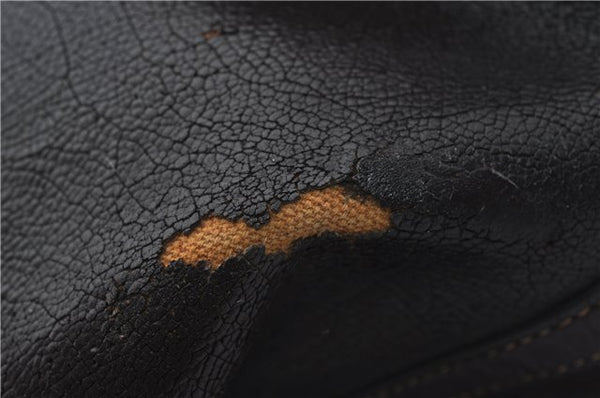 Authentic HERMES Garden Party PM Tote Hand Bag Leather Brown Junk 8920D