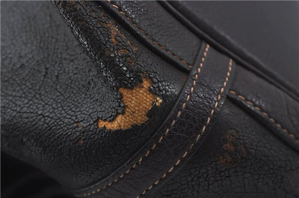 Authentic HERMES Garden Party PM Tote Hand Bag Leather Brown Junk 8920D