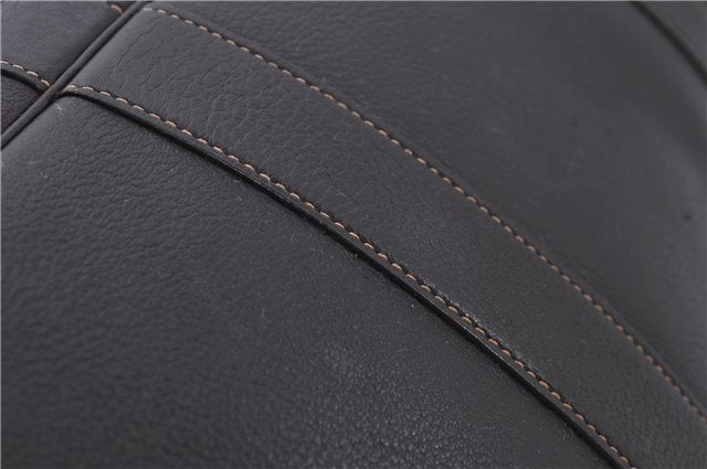 Authentic HERMES Garden Party PM Tote Hand Bag Leather Brown Junk 8920D