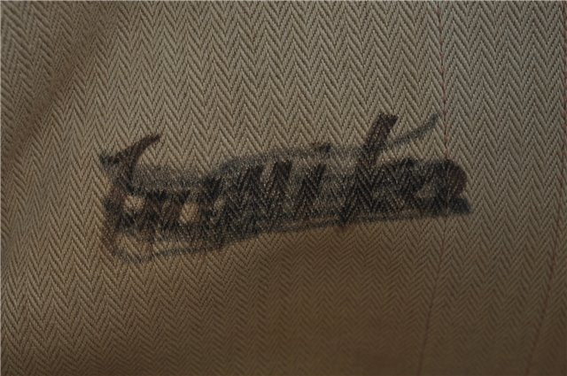 Authentic HERMES Garden Party PM Tote Hand Bag Leather Brown Junk 8920D