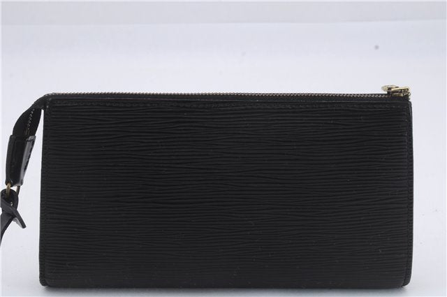 Authentic Louis Vuitton Epi Pochette Accessoires Pouch Black M52952 LV 8925D