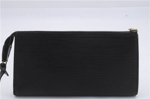 Authentic Louis Vuitton Epi Pochette Accessoires Pouch Black M52952 LV 8925D
